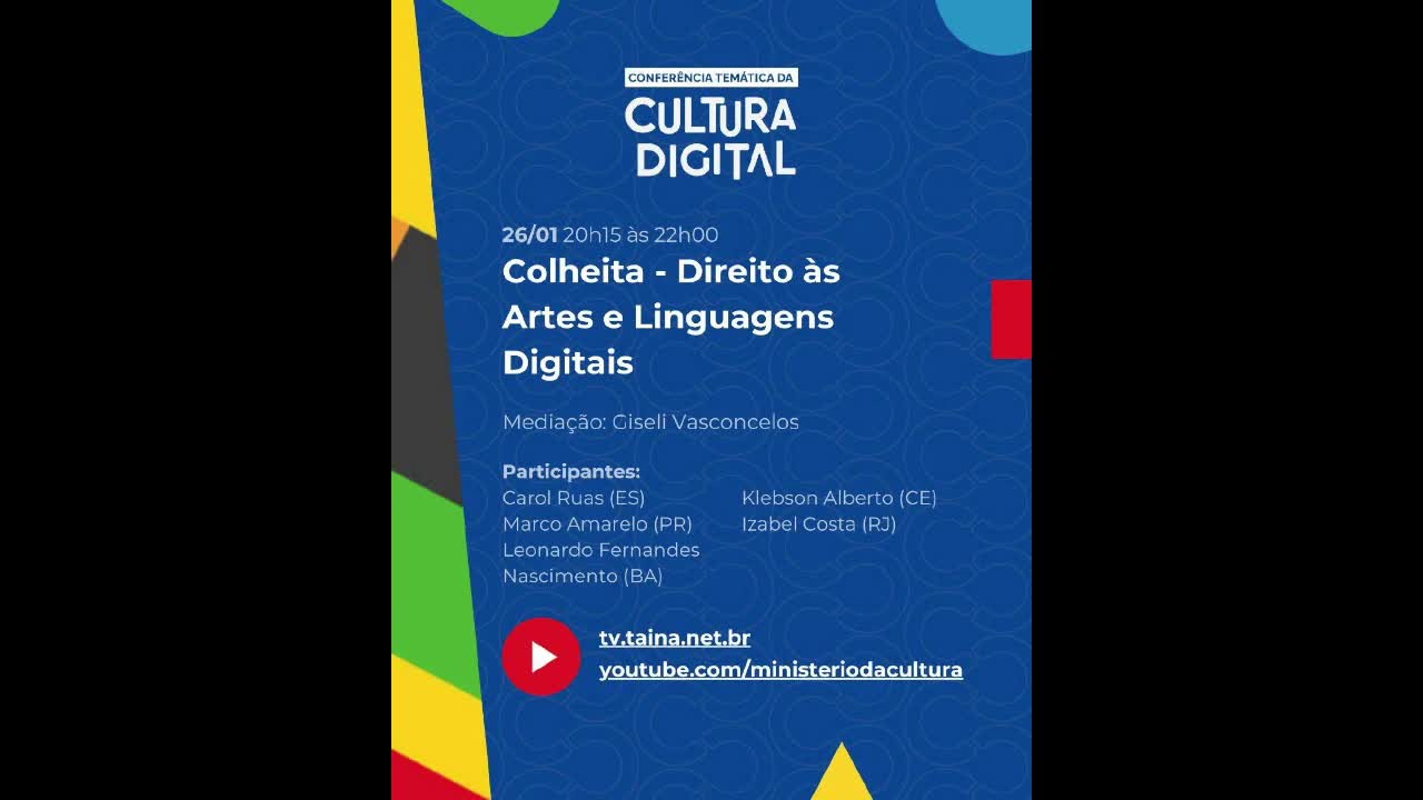 CulturaDigitalBrasileira - Gravado em 26/01/2024